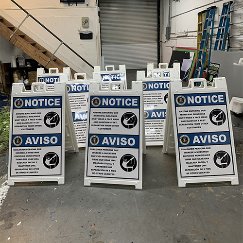 A-Frames are ideal for real estate agents, and any business