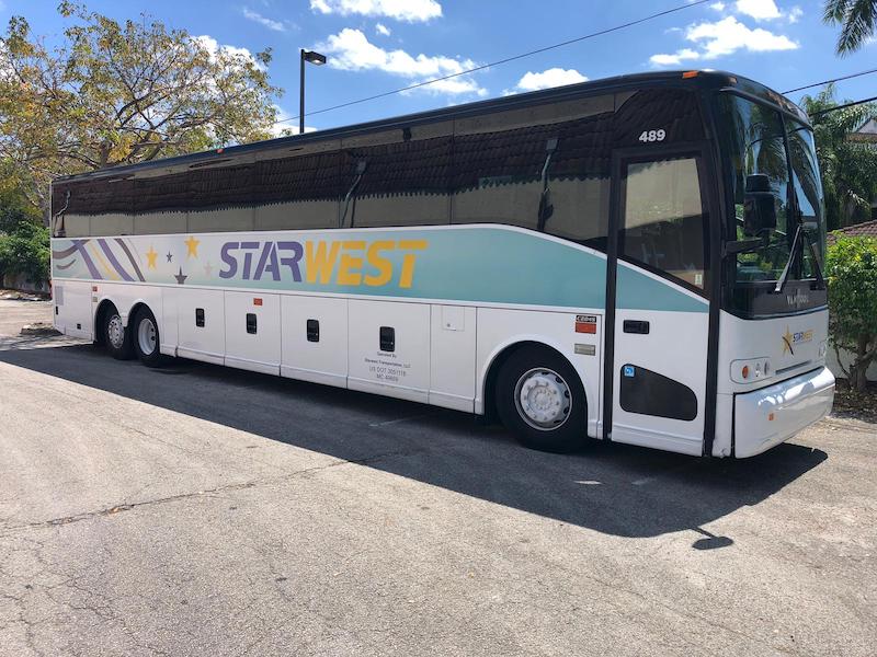 Shuttle Bus Wraps & Lettering Miami