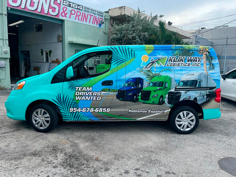 van nissan full color wrap,Miami Evolutions Graphics, miami car wrap, custom car decals, vehicle wrap near me, vinyl wrap car, custom car wrap, cut vinyl partial wrap