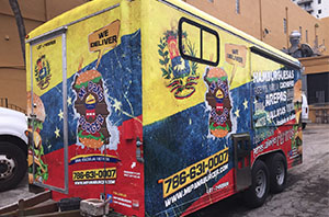 Mi Pana Burger, Food Truck Wrap Miami