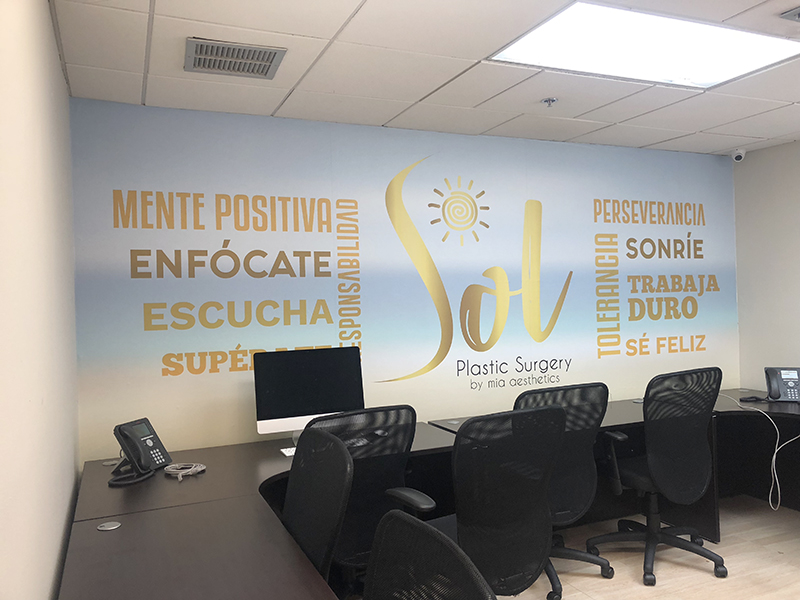 Wall Mural Miami, Wall wrapping