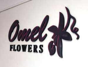 Omel Flowers 3d Letters Pvc